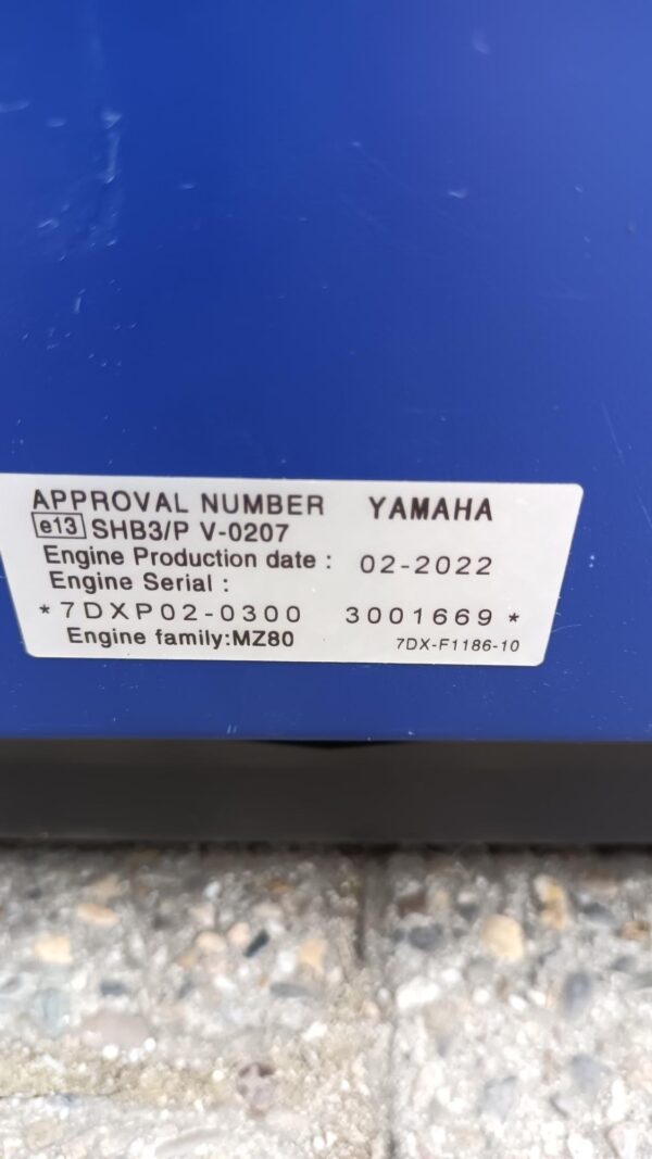 YAMAHA EF 2200 IS NOODSTROOM INVERTER - Afbeelding 6